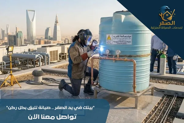 لحام خزانات فيبر جلاس بالرياض