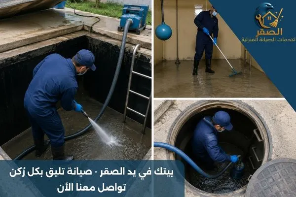 تنظيف خزان أرضي بالرياض